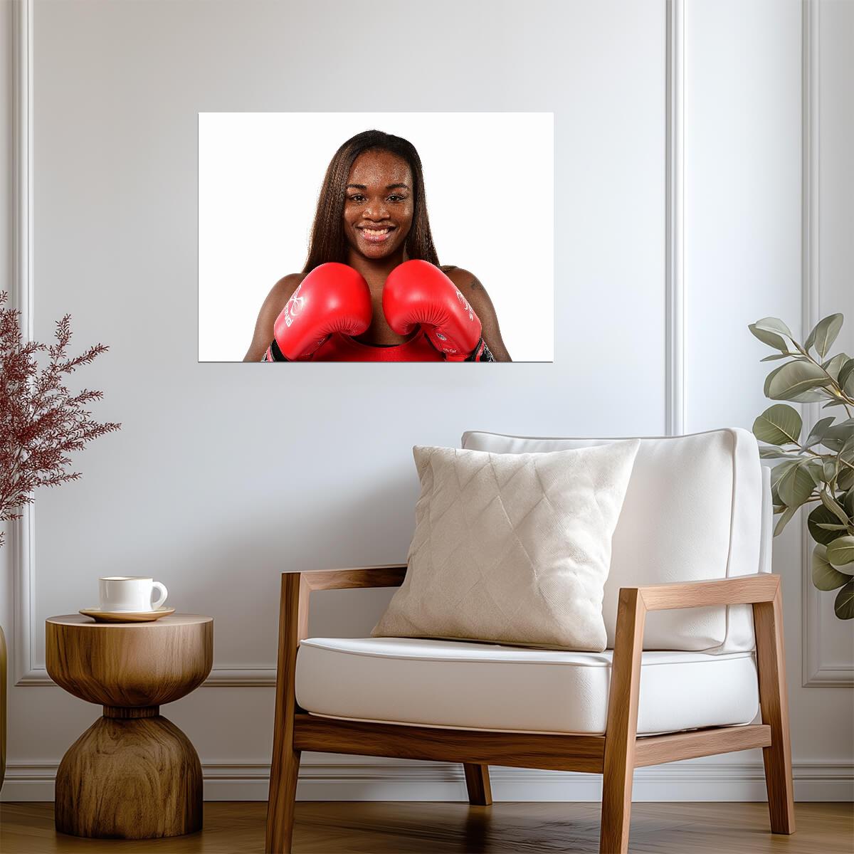 Claressa Shields American Boxing Champion | Women's Boxing Poster | Sports Legend Portrait - Sports Poster