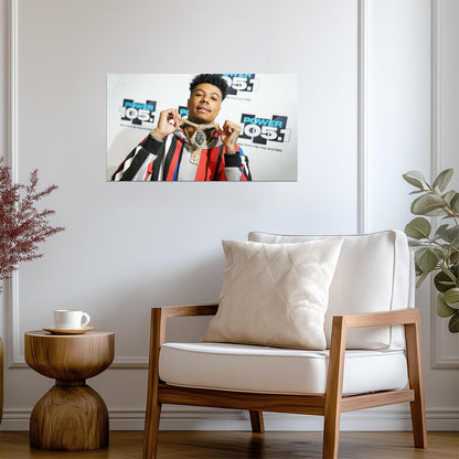 Blueface | Hip Hop Culture Art | Rapper Portrait Poster - Music Poster