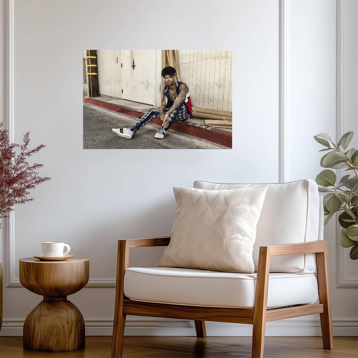 Blueface | Famous Rapper Print | Music Poster - Music Poster