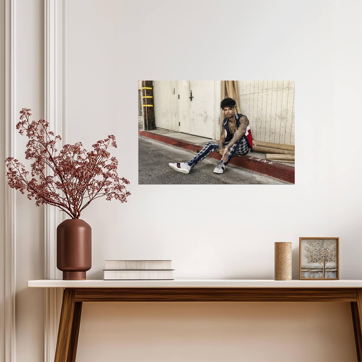 Blueface | Famous Rapper Print | Music Poster - Music Poster