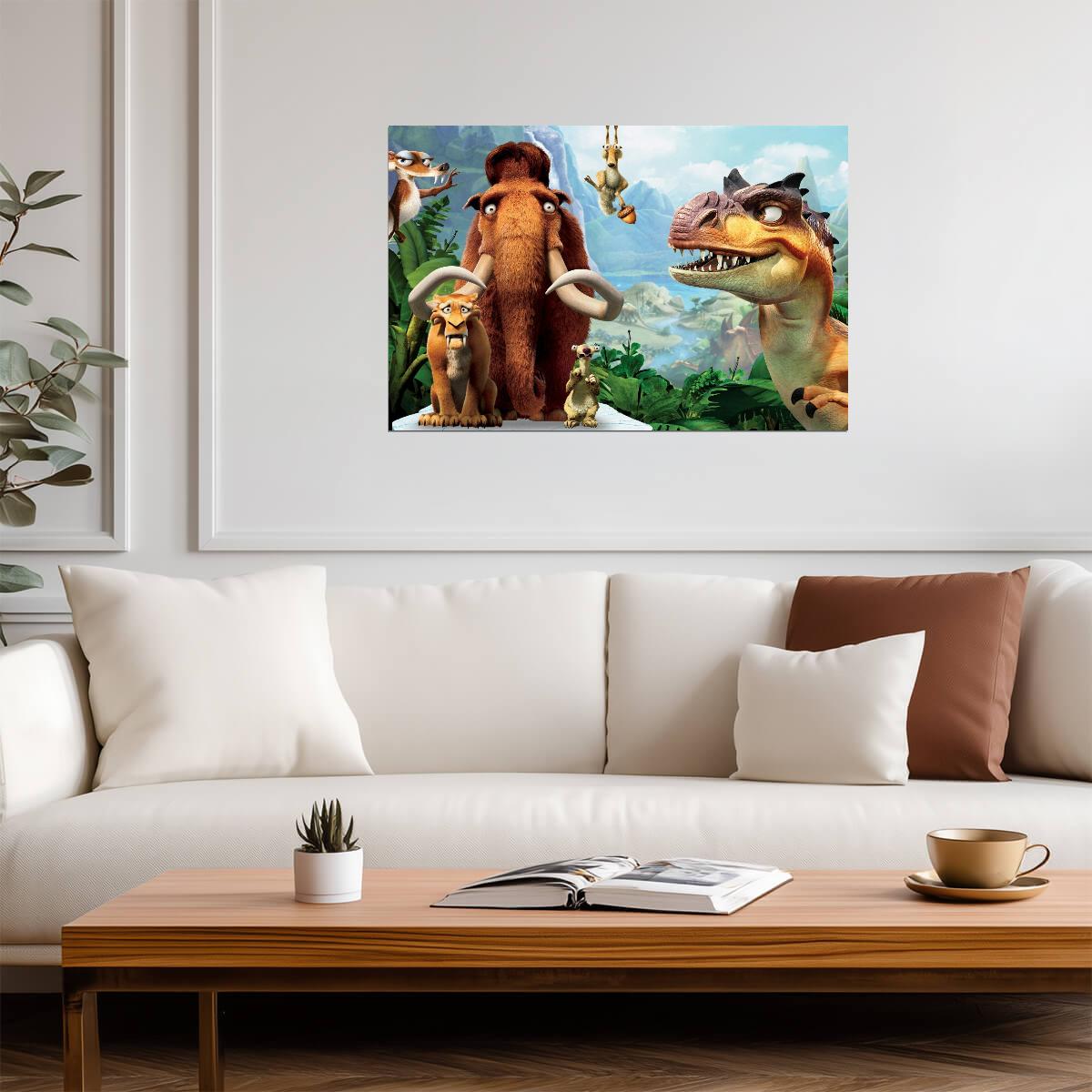 Ice Age | Funny Cartoon Art | Cinema Poster - Movies & TV Poster