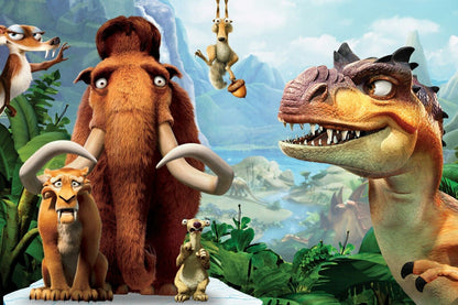 Ice Age | Funny Cartoon Art | Cinema Poster - Movies & TV Poster