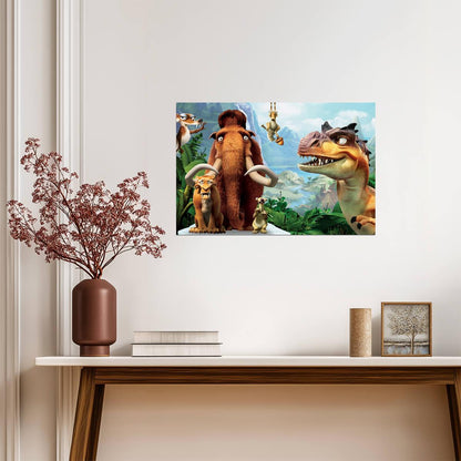 Ice Age | Funny Cartoon Art | Cinema Poster - Movies & TV Poster