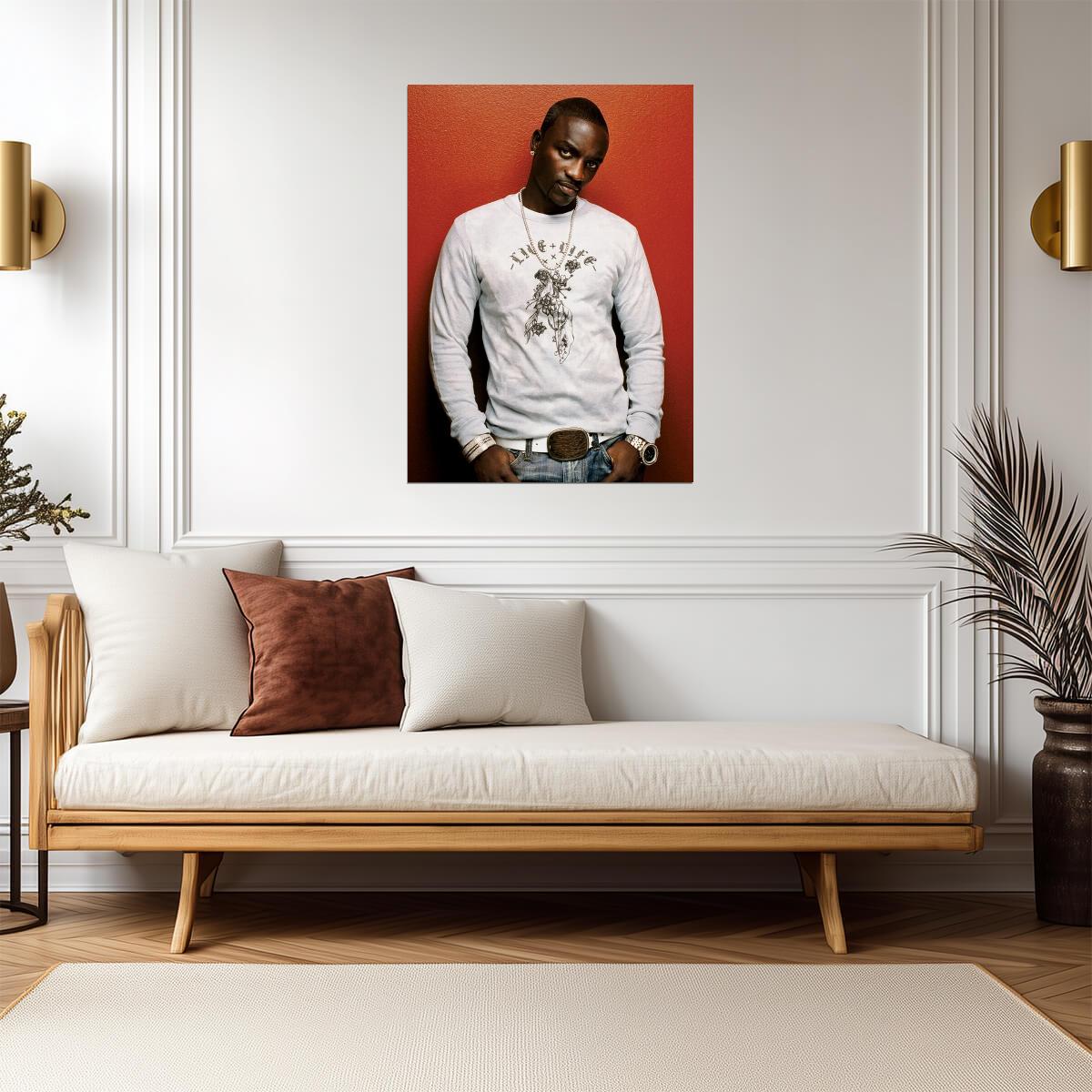 Akon | R&B Artist Poster | Music Legend Art - Music Poster