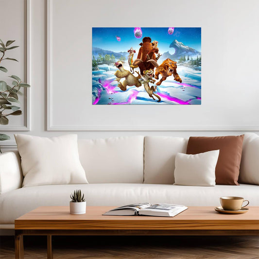 Ice Age | Cartoon Animal Art | Fan Poster - Movies & TV Poster