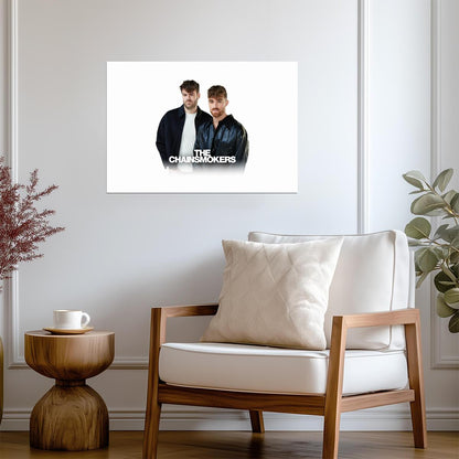 The Chainsmokers | Music Duo Poster | EDM Pop Wall Art - Music Poster