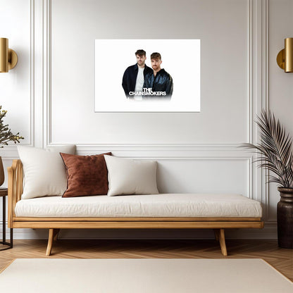 The Chainsmokers | Music Duo Poster | EDM Pop Wall Art - Music Poster