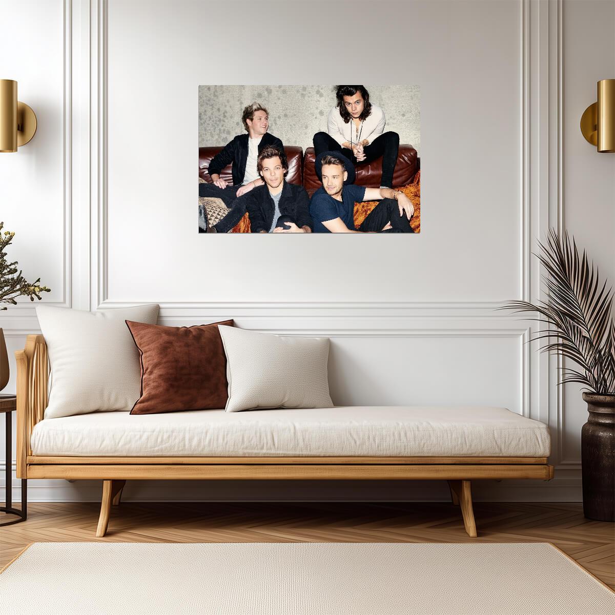 One Direction Four Member Era | Relaxed Group Photoshoot | Pop Music Poster - Music Poster