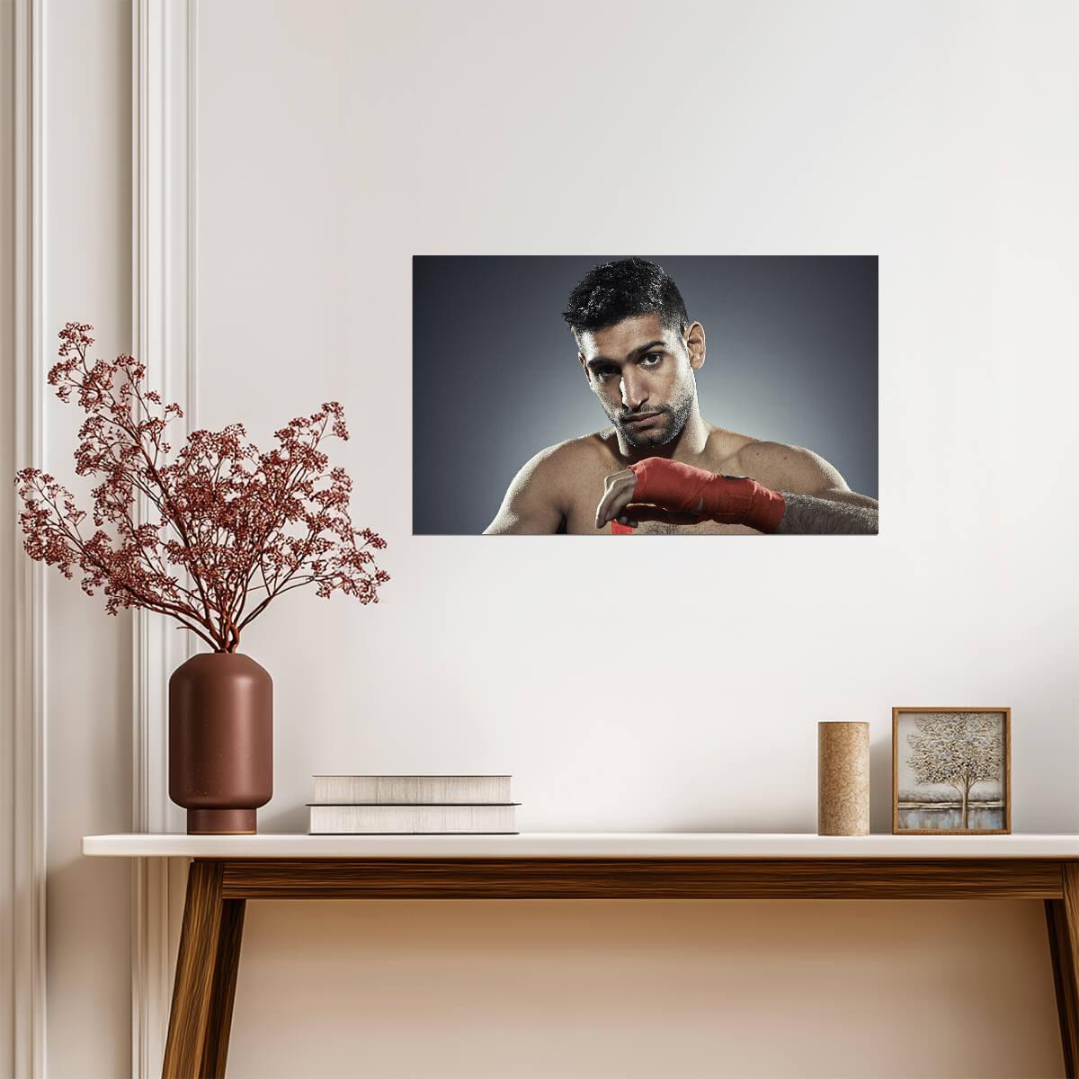 Amir Khan British Boxing Legend | Professional Boxing Poster | Motivational Sports Art - Sports Poster