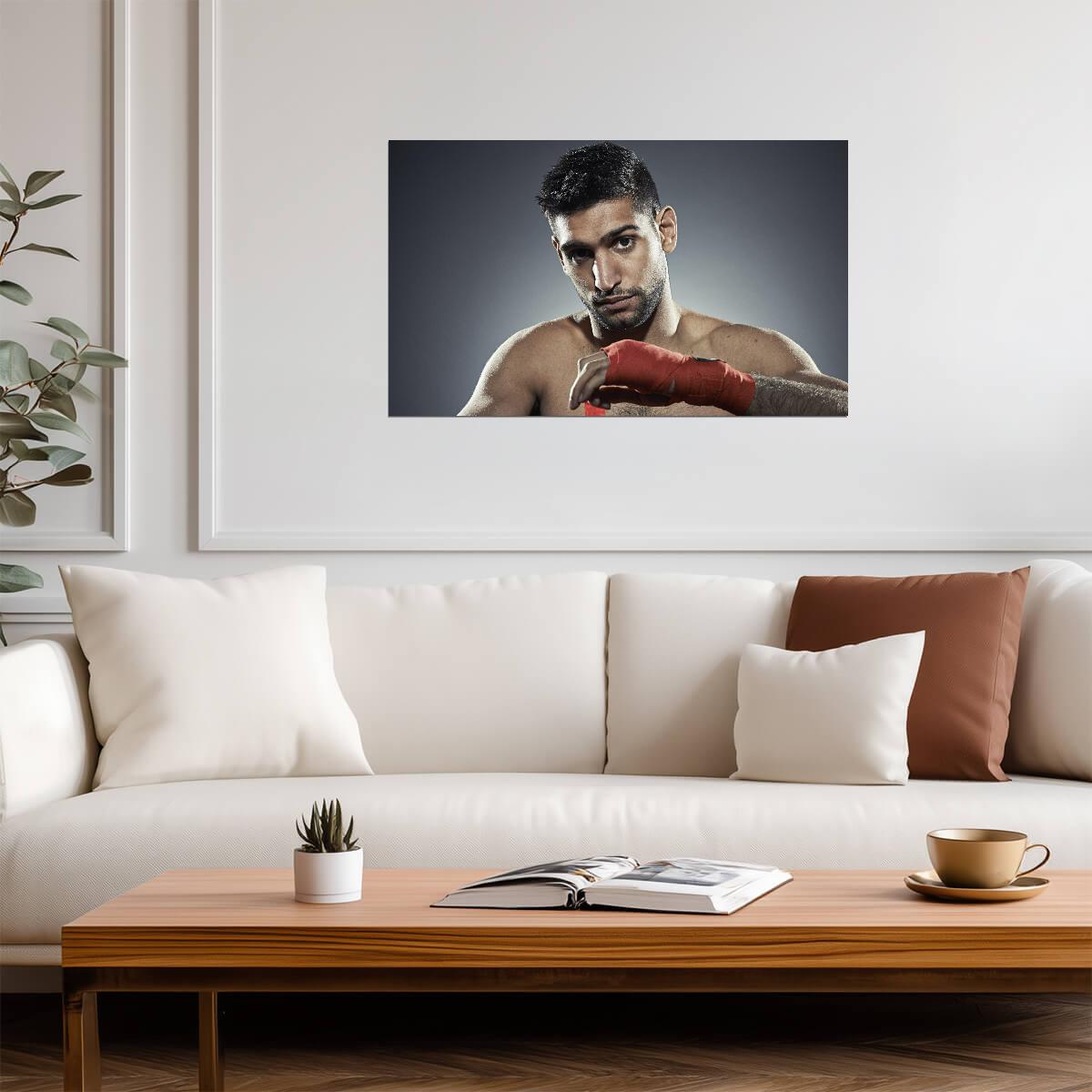 Amir Khan British Boxing Legend | Professional Boxing Poster | Motivational Sports Art - Sports Poster