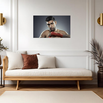 Amir Khan British Boxing Legend | Professional Boxing Poster | Motivational Sports Art - Sports Poster