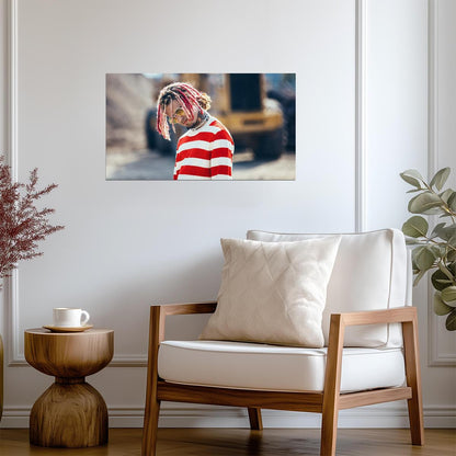 Lil Pump Wall Art | American Rapper Poster - Music Poster