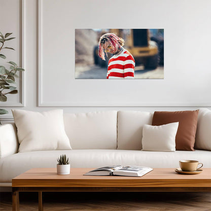 Lil Pump Wall Art | American Rapper Poster - Music Poster