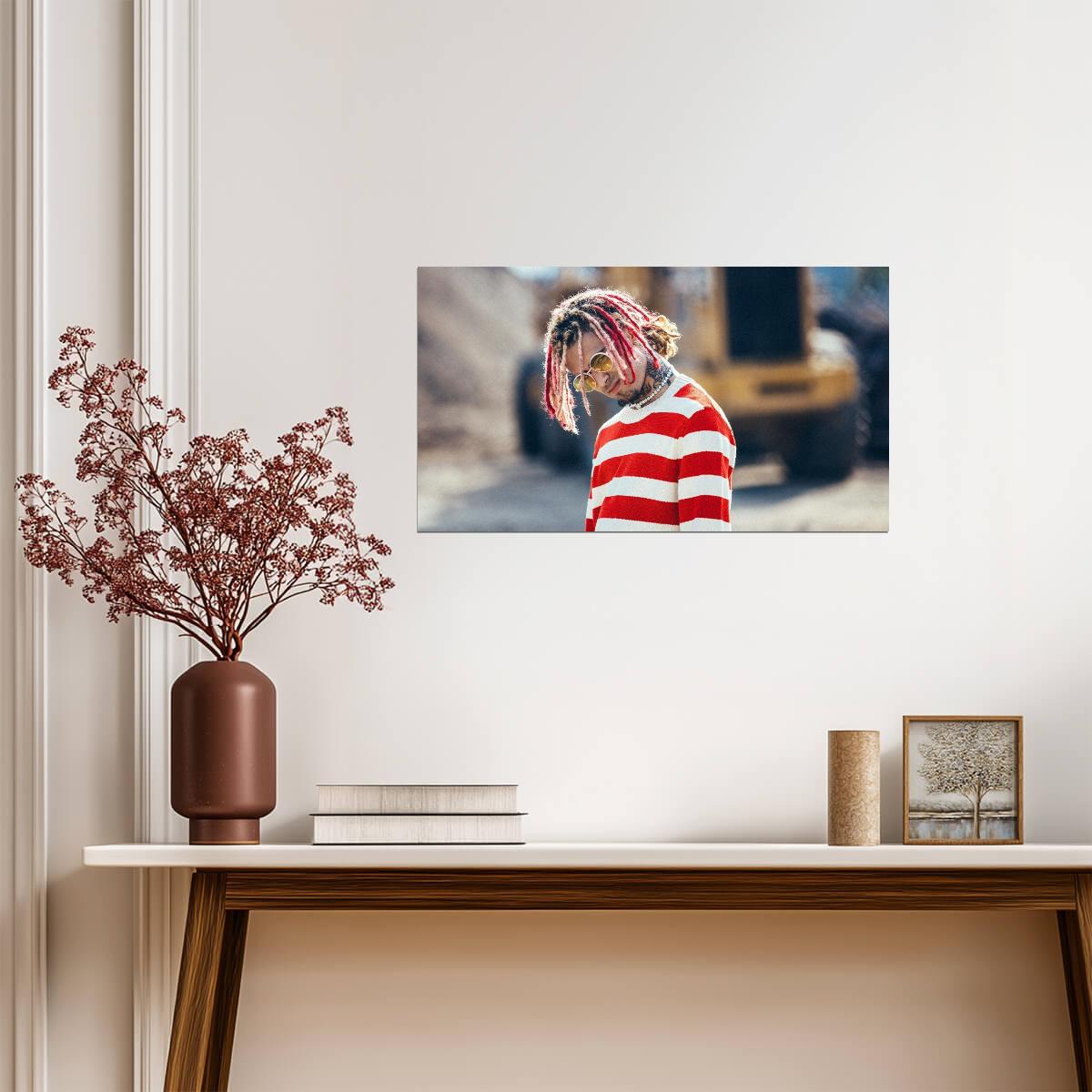 Lil Pump Wall Art | American Rapper Poster - Music Poster