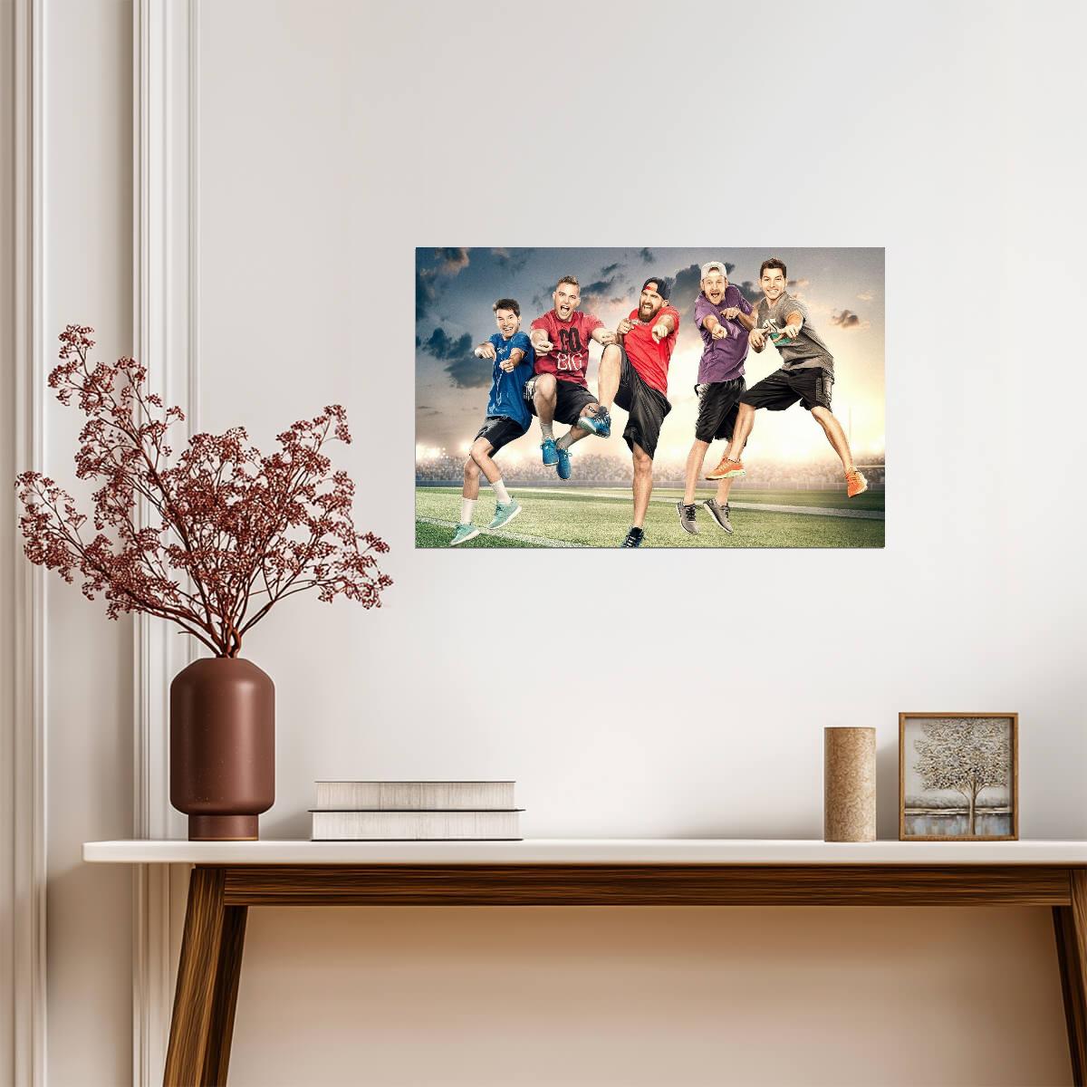 Dude Perfect | Trick Shot Crew | YouTube Poster - Celebrities Poster
