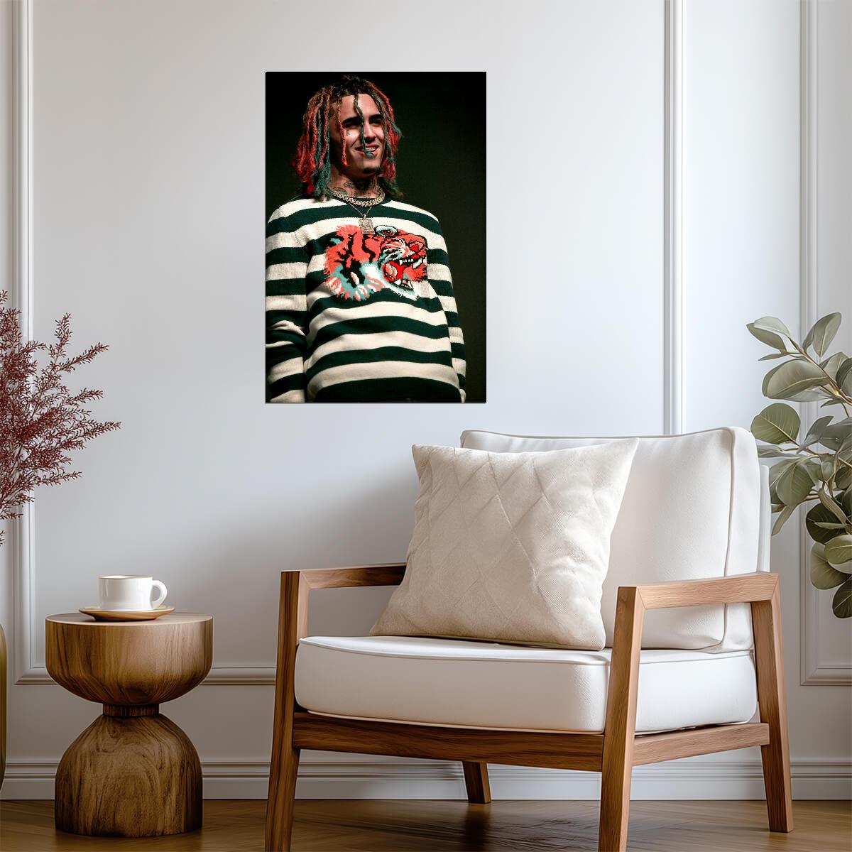 Lil Pump Print | Hip Hop Rap Poster - Music Poster