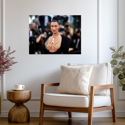 Bella Hadid Cannes Film Festival 2021 | Red Carpet Fashion Photo | Celebrity Wall Poster - Celebrities Poster