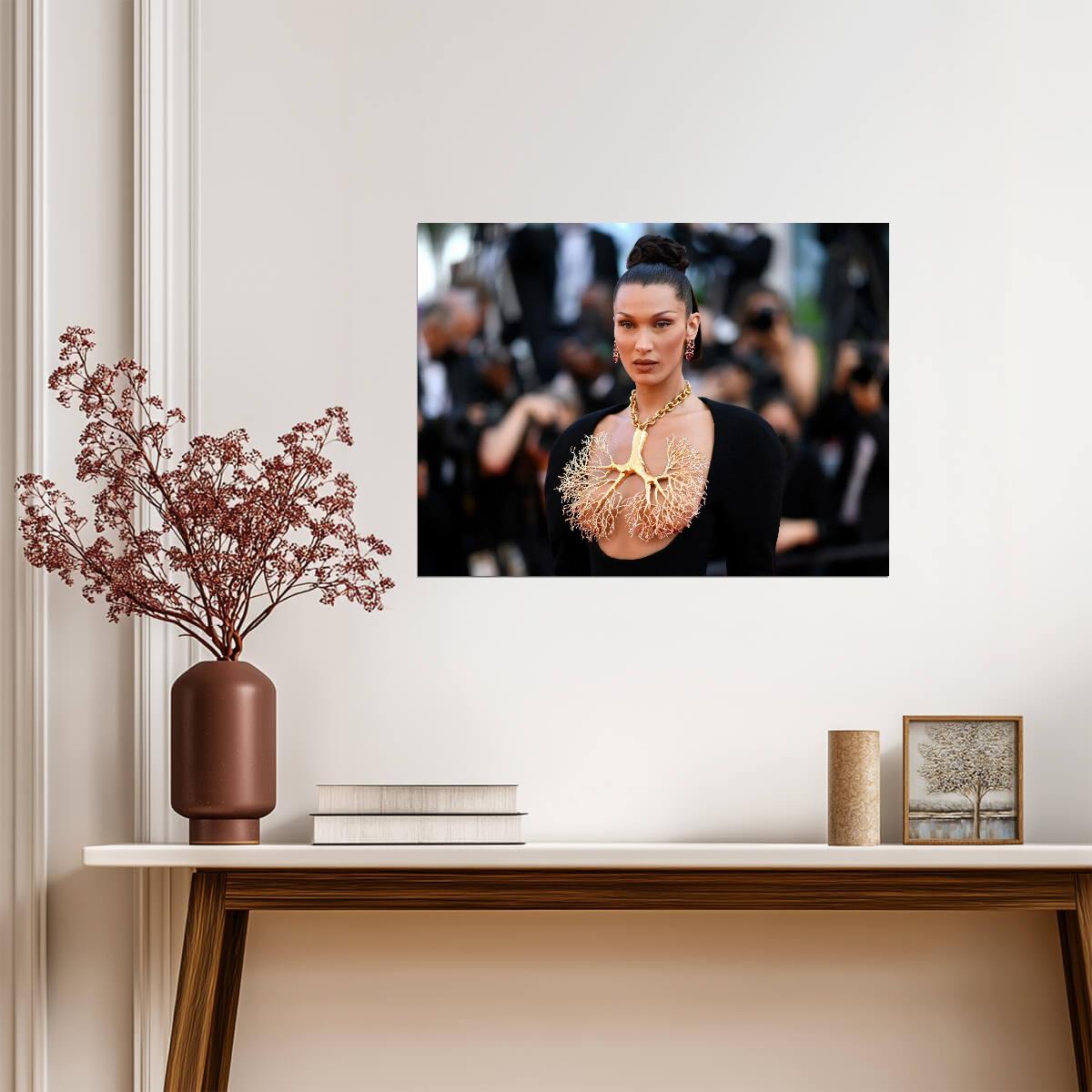 Bella Hadid Cannes Film Festival 2021 | Red Carpet Fashion Photo | Celebrity Wall Poster - Celebrities Poster