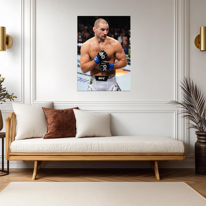 Sean Strickland UFC 30th Anniversary | MMA Fighter Poster | Combat Sports Wall Art - Sports Poster