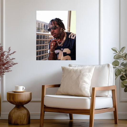EST Gee | Rapper Portrait | Hip Hop Poster - Music Poster