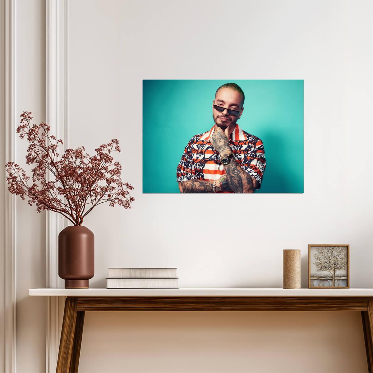 J Balvin | Reggaeton Artist | Music Poster - Music Poster