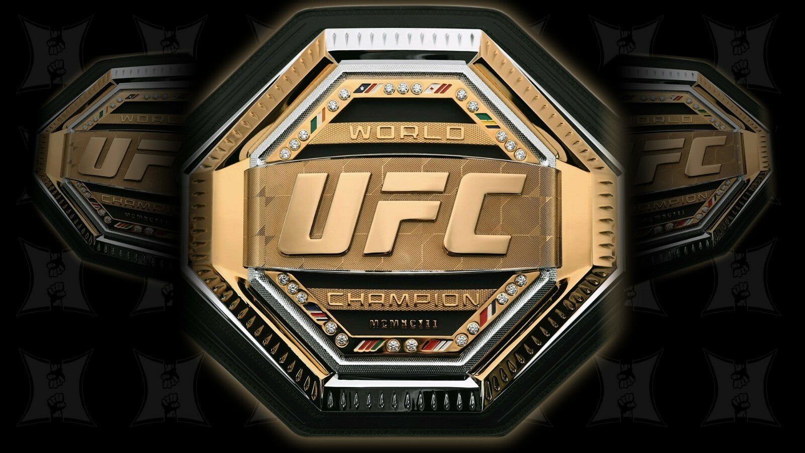 UFC Legacy Championship Belt | MMA Combat Sports Poster | Man Cave Decor - Sports Poster