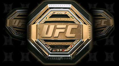 UFC Legacy Championship Belt | MMA Combat Sports Poster | Man Cave Decor - Sports Poster