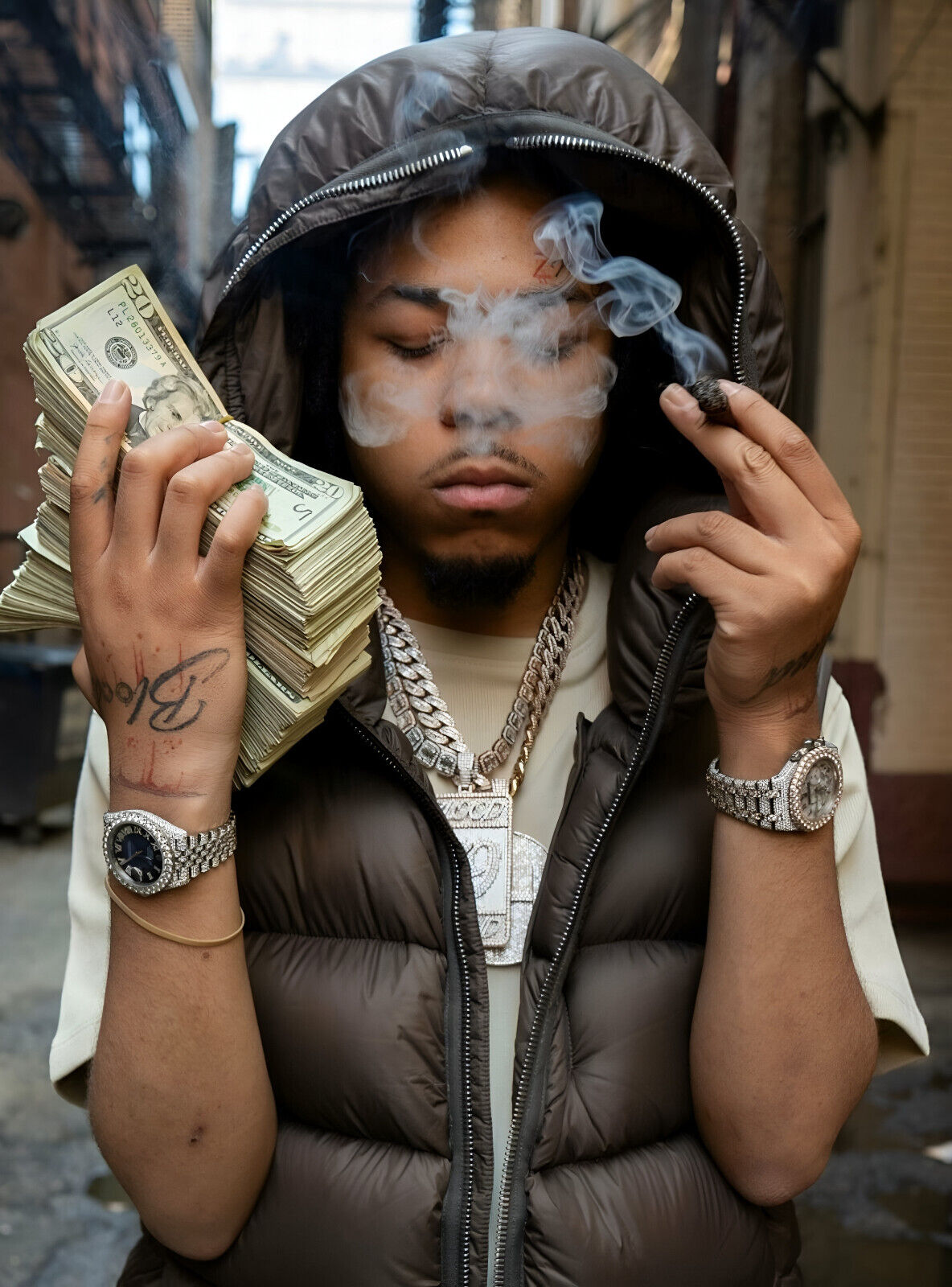 Bloodhound Q50 | Underground Artist | Rap Fan Poster - Music Poster