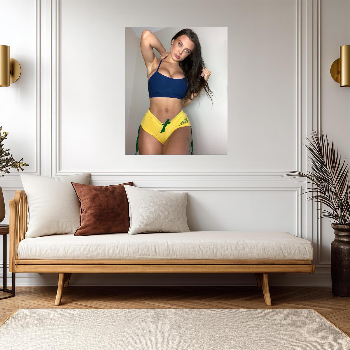 Lana Rhoades Wall Art | Sexy Model Poster - Celebrities Poster