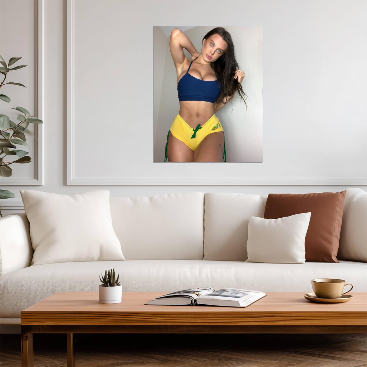 Lana Rhoades Wall Art | Sexy Model Poster - Celebrities Poster