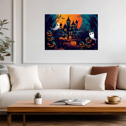 Halloween | Pumpkin Illustration | Autumn Poster - Graphic & Art Poster