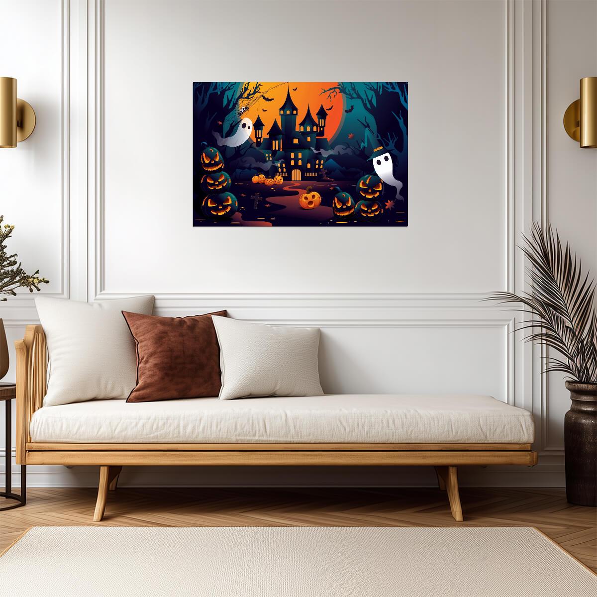 Halloween | Pumpkin Illustration | Autumn Poster - Graphic & Art Poster