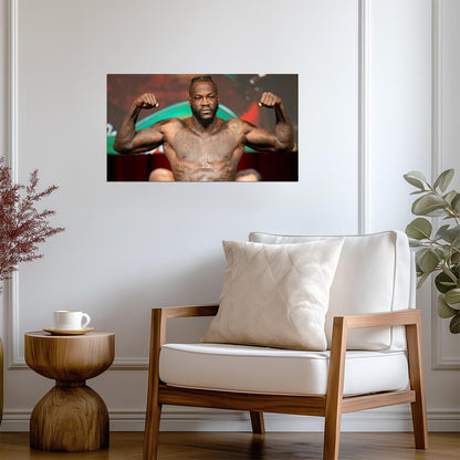 Deontay Wilder The Bronze Bomber | Heavyweight Boxing Poster | Boxing Legend Art - Sports Poster