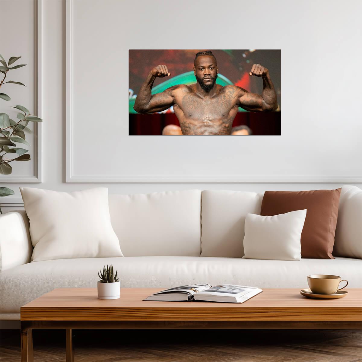 Deontay Wilder The Bronze Bomber | Heavyweight Boxing Poster | Boxing Legend Art - Sports Poster