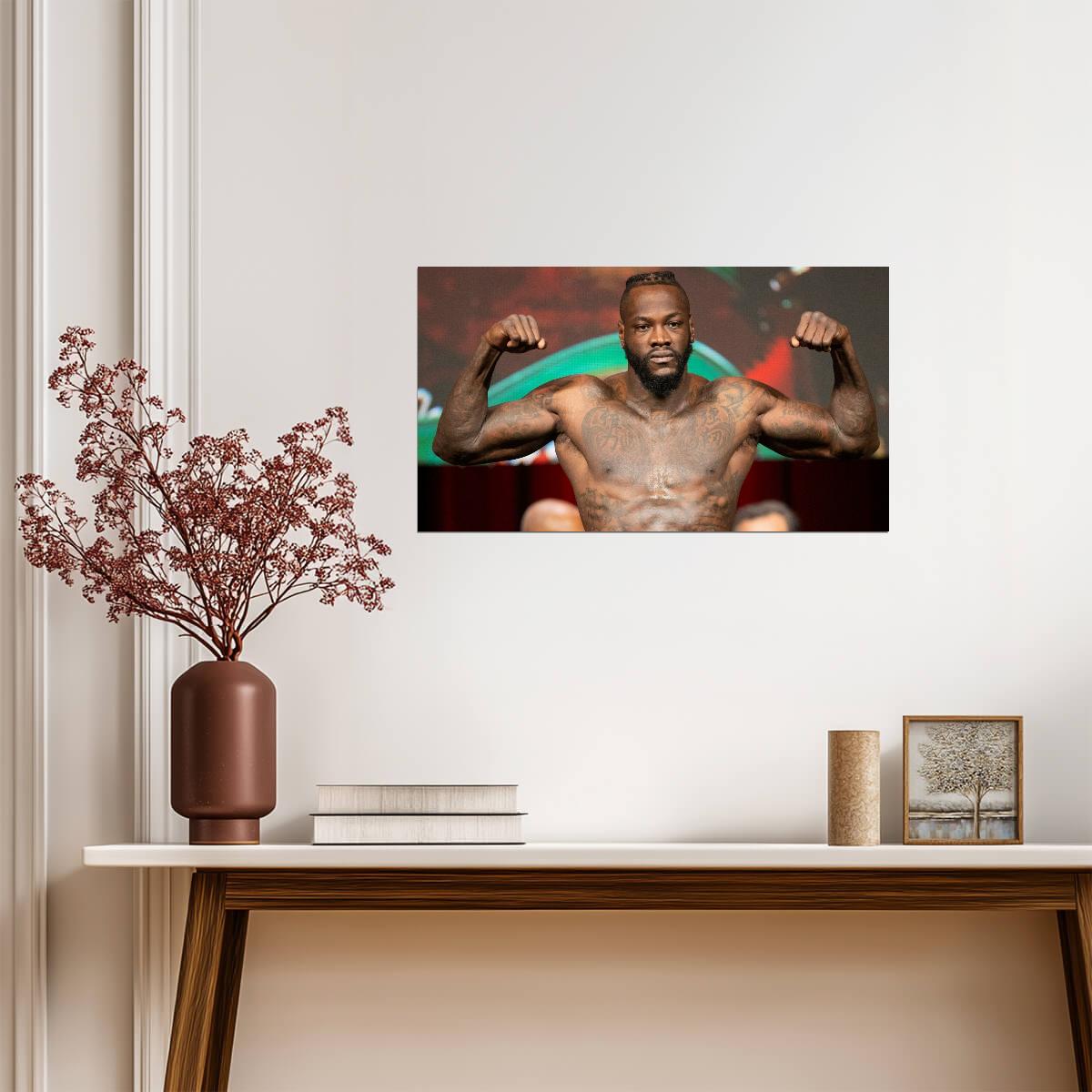 Deontay Wilder The Bronze Bomber | Heavyweight Boxing Poster | Boxing Legend Art - Sports Poster