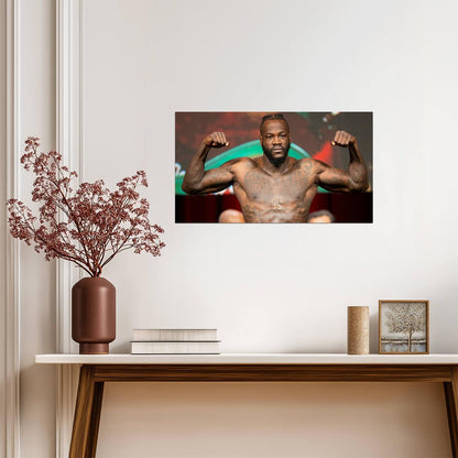 Deontay Wilder The Bronze Bomber | Heavyweight Boxing Poster | Boxing Legend Art - Sports Poster