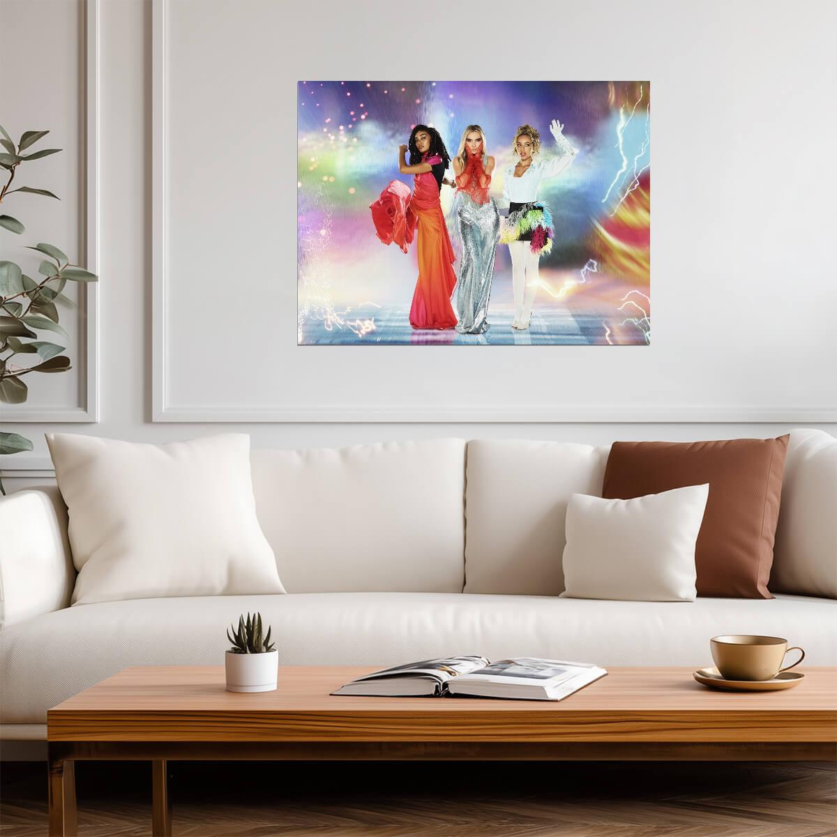 Little Mix Print | On Stage Concert Poster - Music Poster