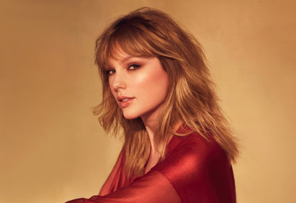 Taylor Swift Red Blouse Photoshoot | Music Star Poster | Celebrity Wall Art - Music Poster