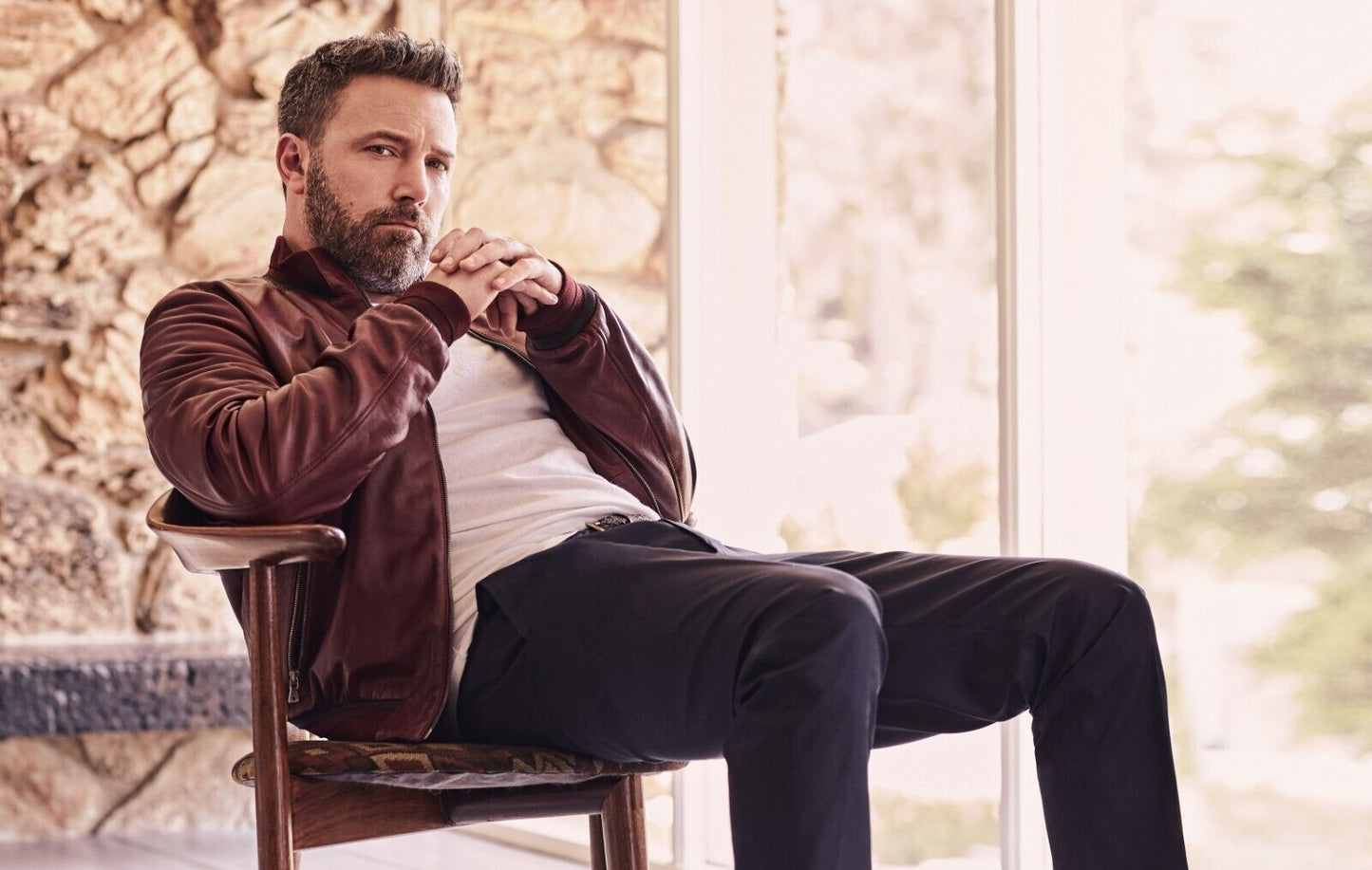 Ben Affleck Modern Portrait | Actor Poster | Celebrity Wall Art - Celebrities Poster