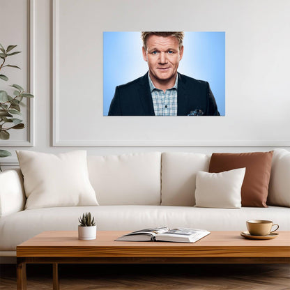 Gordon Ramsay | Cool Tone Photo | Chef Poster - Celebrities Poster