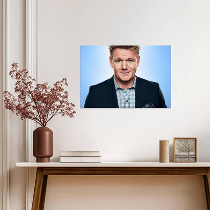 Gordon Ramsay | Cool Tone Photo | Chef Poster - Celebrities Poster