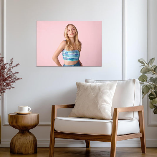 Sydney Sweeney Pastel Photoshoot | Modern Actress Poster | Celebrity Wall Art - Celebrities Poster
