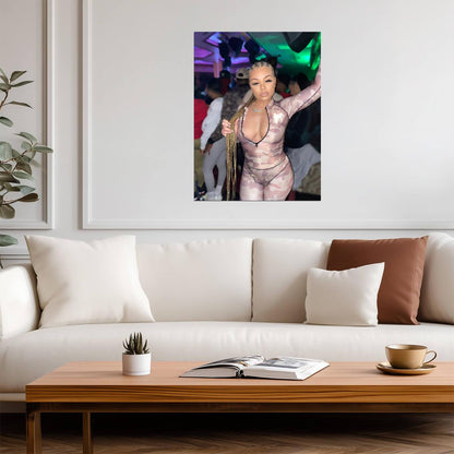 Latto | American Rapper Poster | Hip Hop Music Wall Art - Music Poster