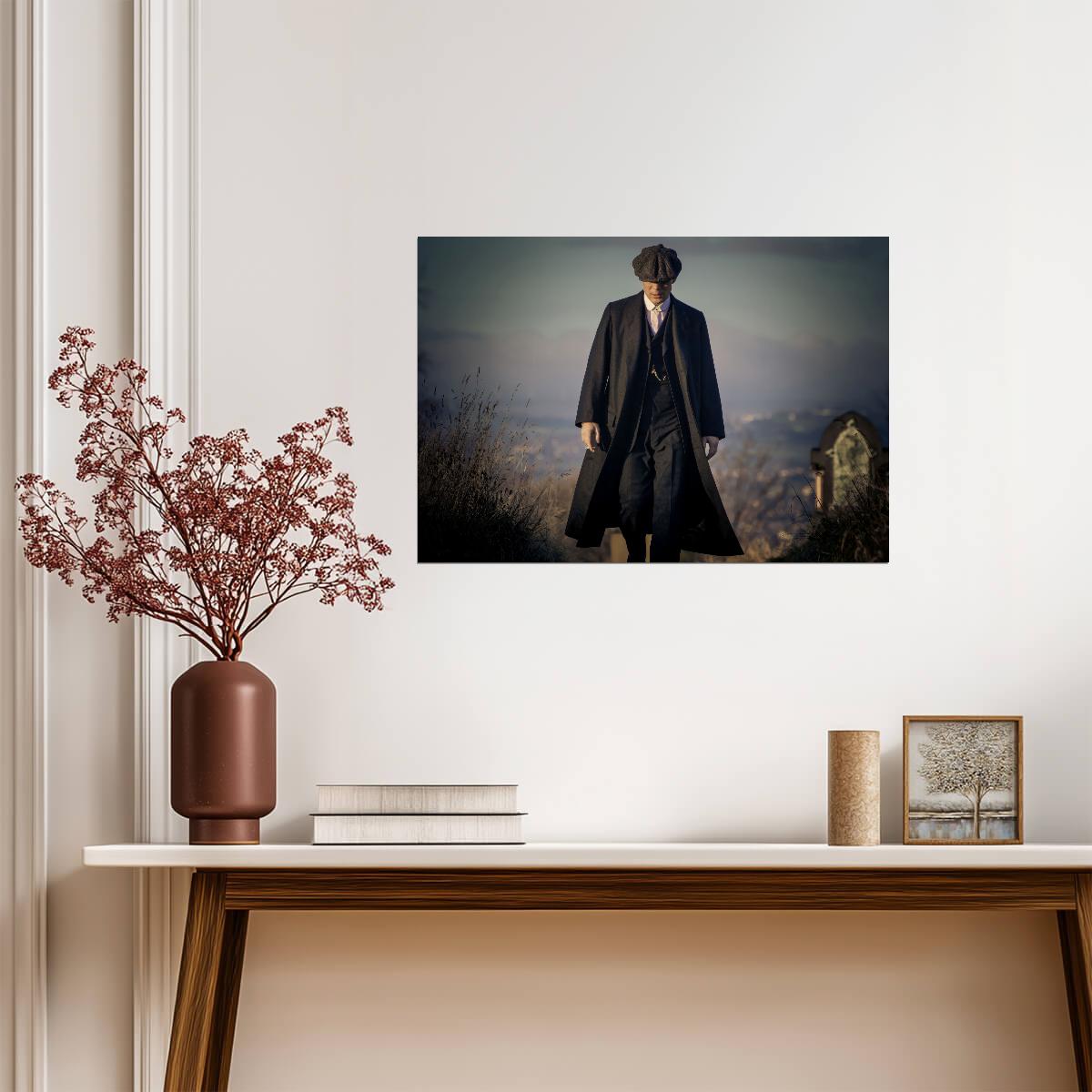 Peaky Blinders Thomas Shelby | Cillian Murphy TV Show Poster | British Crime Drama Art - Movies & TV Poster
