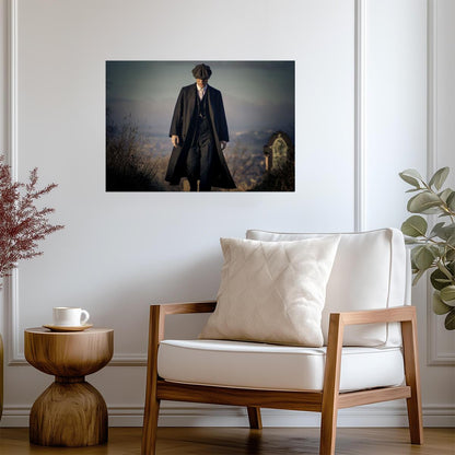 Peaky Blinders Thomas Shelby | Cillian Murphy TV Show Poster | British Crime Drama Art - Movies & TV Poster