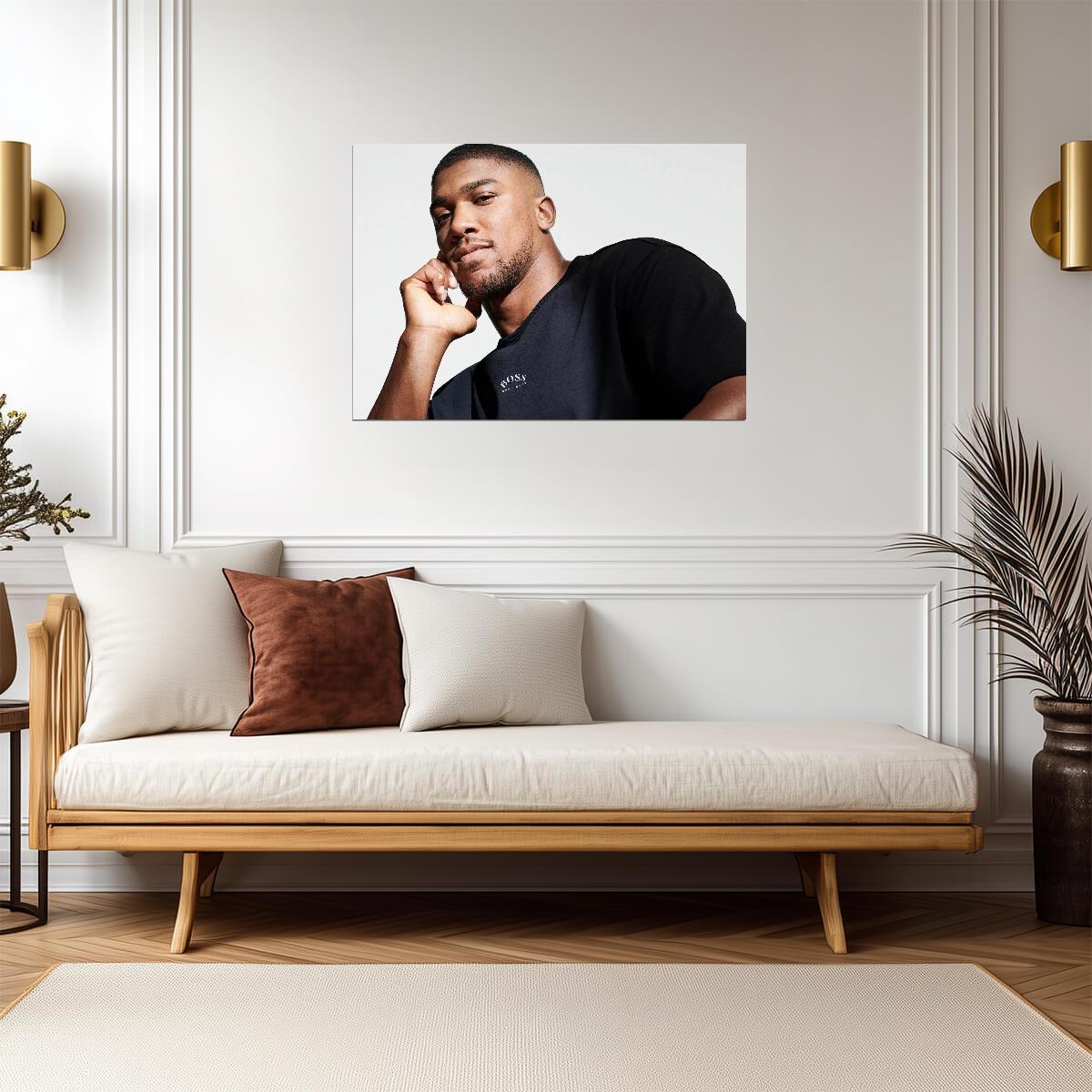 Anthony Joshua | Heavyweight Boxing Poster | Sports Legend Portrait - Sports Poster