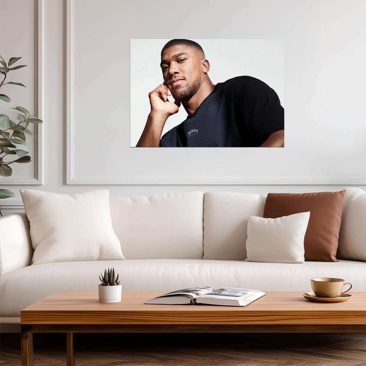 Anthony Joshua | Heavyweight Boxing Poster | Sports Legend Portrait - Sports Poster