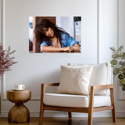 Camila Cabello Photoshoot Portrait | Pop Music Star Poster | Modern Singer Wall Art - Music Poster