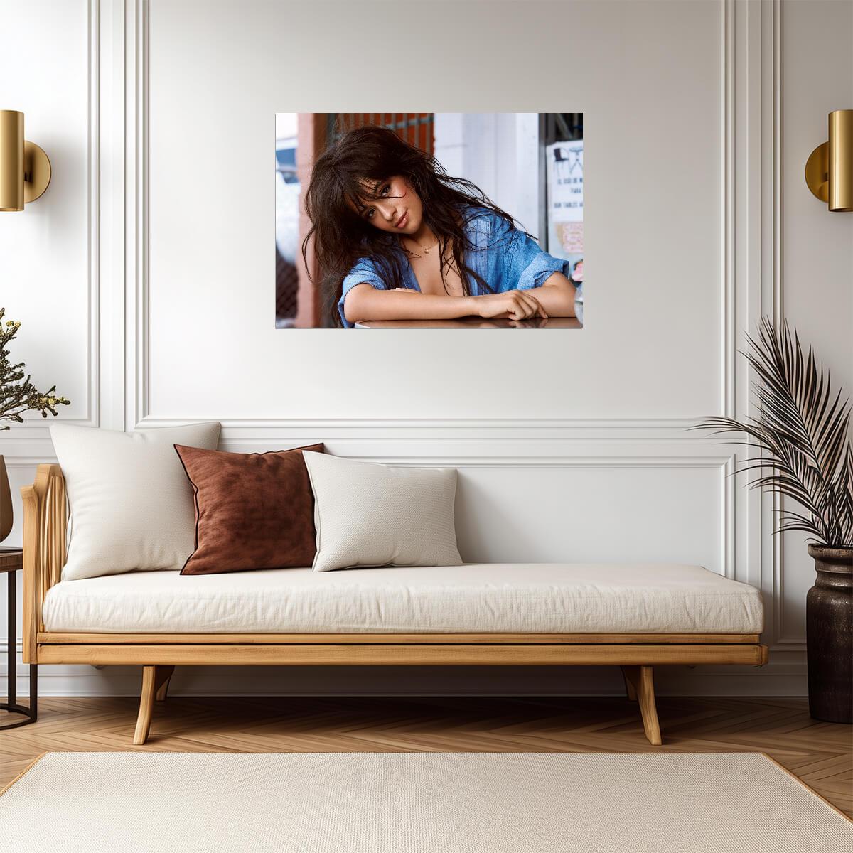Camila Cabello Photoshoot Portrait | Pop Music Star Poster | Modern Singer Wall Art - Music Poster