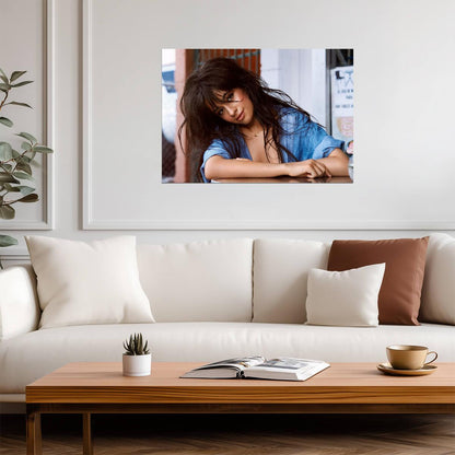 Camila Cabello Photoshoot Portrait | Pop Music Star Poster | Modern Singer Wall Art - Music Poster